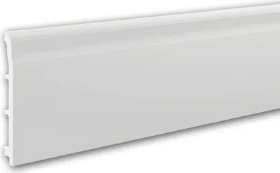 Produktbild von Profhome 653804 Sockelleiste Fußleiste Zierleiste Stuckleiste 2 m