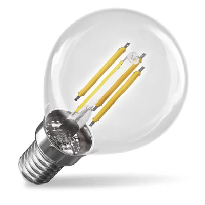 LED žárovka Filament Mini Globe A CLASS/ E14 / 3,8 W (60 W) / 806 lm / teplá bílá