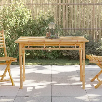 Produktbild von ZMH Garten-Esstisch 110x55x75 cm Bambus