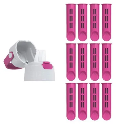 Zdjęcie produktu dla Dafi Zakrętka i 12 wkładów do butelki filtrującej SOLID flamingowy
