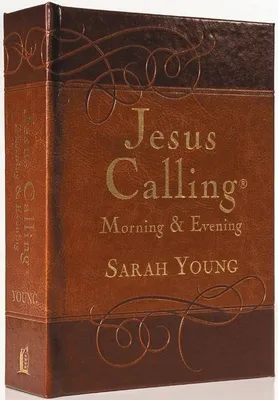 Produktbild von Jesus Calling Morning and Evening, Brown Leathersoft Hardcover, with Scripture References