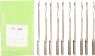 Produktbild von 10PCS Nähmaschinennadeln DIY Stahl Industriestickerei für GK35 2C 6 6A 8 GK68 2 80800Cx200