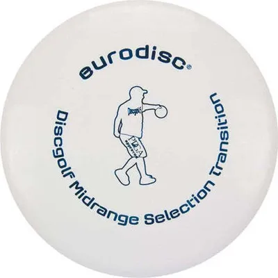 Produktbild von Discgolf Scheibe Eurodisc Discgolf midrange high quality White EDDGSLWHTS Weiß 23 cm