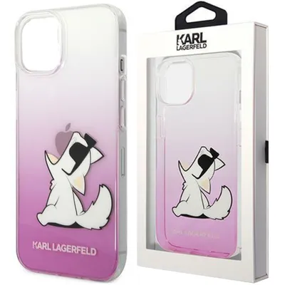 Produktbild von Karl Lagerfeld KLHCP14MCFNRCPI iPhone 14 Plus 6.7  Hardcase Pink / Pink Choupette Fun Handyhülle