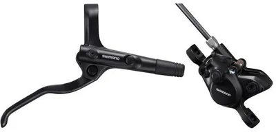 Image de Kit de frein à disque hydraulique arrière Shimano MT200 - sans disque de frein - noir (emballage atelier)