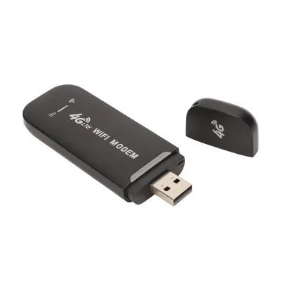 Produktbild von router WLAN USB 4G LTE, 150 Mbit/s, obsługa 10 użytkowników, przenośny modem WLAN, mobilny router WLAN do tabletu, laptopa, czarny