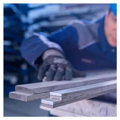 Produktbild von Edelstahl Flachstahl 40 x 4 mm, 1500 mm lang | V2A Flachstange | Werkstoff: 1.4301