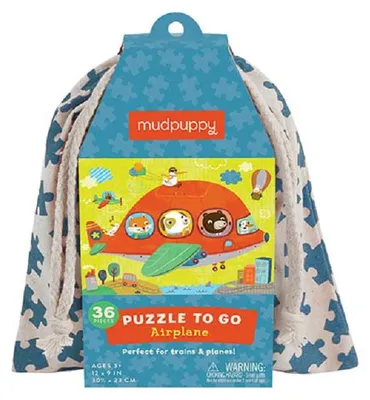 Produktbild von Mudpuppy Reisepuzzle – Flugzeug (36 Teile)