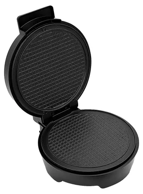 Produktbild von Eiscreme-Waffelbereiter, doppelseitige Heizung, antihaftbeschichtetes Design, schwarz