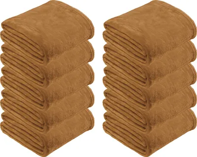 Produktbild von REDBEST Wohndecke 10er-Pack Amarillo" cognac 150x200 cm"