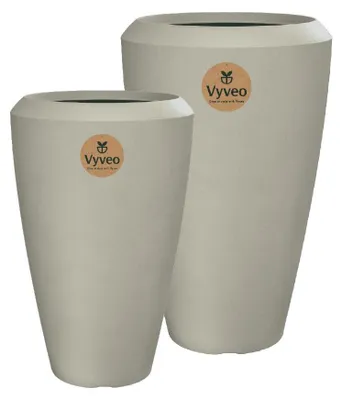 Produktbild von Vyveo - Vase Nalou - Beige - Set van 2