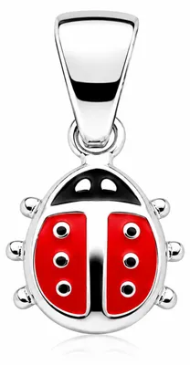 Produktbild von LUISIA Kettenanhänger Marienkäfer - 925 Sterling Silber