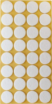 Produktbild von TrendLine Filzgleiter Ø 25 x 2 mm weiß 32-Stück