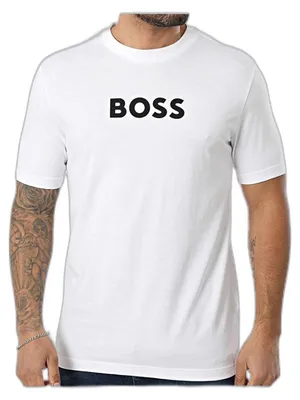 Produktbild von BOSS T-Shirt aus 100% Baumwolle, Serie TS_Logo, Modellnummer: 10274735 01