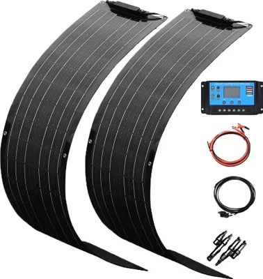 Produktbild von Flexibles Solarpanel-Kit, 100W maximale Leistung, 21% Effizienz, 100W Solarkit