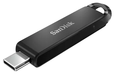 Image de SanDisk Ultra - 32 Go - USB Type-C - 3.2 Gen 1 (3.1 Gen 1) - 150 Mo/s - Slide - Noir