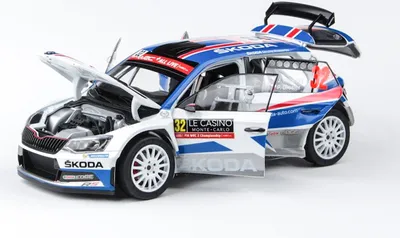 Obrázek produktu pro Škoda Fabia R5 (2015) #32 Rallye Monte Carlo 2018 Kopecký/Dresler - Abrex 1:18
