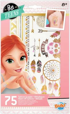 Produktbild von 75 Tattoos fr Mdchen  Metallic