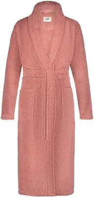Produktbild von Unyqoos® Ten Cate Damen-Bademantel Teddy-Fleece Pink – warmer, dicker Fleece, Größe M