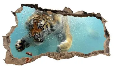 Immagine prodotto di Adesivo da parete autoadesivo con motivi animali, H 60 x L 100, per camera da letto e soggiorno