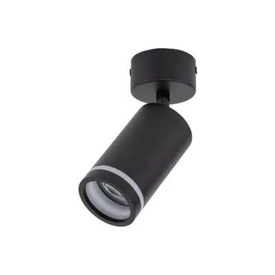 Produktbild von Deckenstrahler Metall GU10 verstellbar Schwarz Modern Spot Lampe Decke