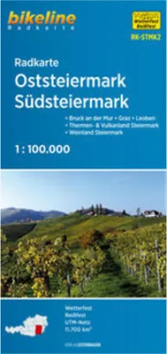 Obrázok produktu pre Cykloturistická mapa Východného Štajerska, Južného Štajerska 1:100 000