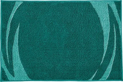 Produktbild von Kleine Wolke Badteppich MYSTIC Petrol 80 x 140 cm