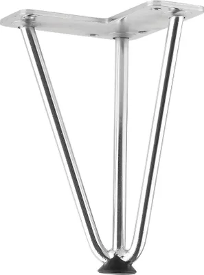 Produktbild von Möbelbein FS004 175 mm verchromt