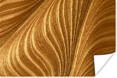 Produktbild von MuchoWow® Poster Nahaufnahme von Goldfarbe 120x80 cm - Bilder