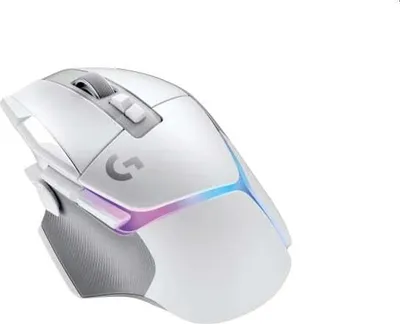 Zdjęcie produktu dla Logitech G G502 X PLUS, Po prawej stronie, Optyczny, RF Wireless, 25600 DPI, Biały