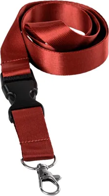 Produktbild von Jumadas Schlüsselband – Schlüsselband – Rot – Praktischer Klickverschluss – Weiches Nylon-Schlüsselband – 50 cm