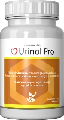 Produktbild von Urinol Pro - Kapseln Mit Afrikanischer Pflaume, Brennnessel Und Gicht - 30 Stk. - Alkoholfrei, Zuckerfrei