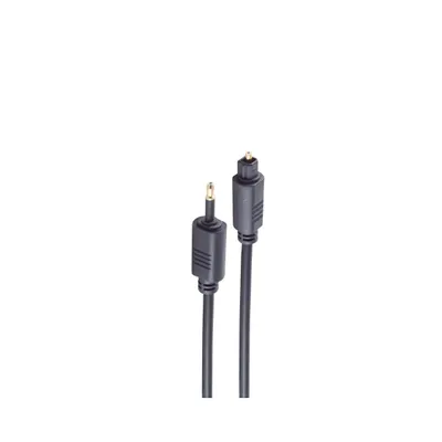 Obrázek produktu pro shiverpeaks BS69014-0.5 Audio kabel 0,5 m TOSLINK 3,5 mm černý (BS69014-0.5)