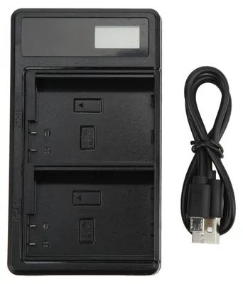 Obrázek produktu pro ENEL15 Dvojitá USB nabíječka typu C s LCD displejem pro Nikon DC 5 V, 2 A, 10 W