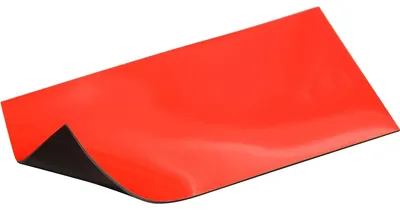 Produktbild von Magnetische Platten 125x250x1mm rot