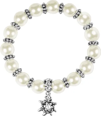 Produktbild von LUISIA Perlenarmband Sinja mit Edelweißanhänger