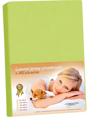 Obrázek produktu pro Jersey LUX - 200x220 cm - Zelená