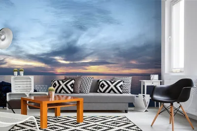 Produktbild von Vlies Fototapete SONNENUNTERGANG IN DER TOSKANA 375 x 250 cm (inkl. Kleister) - Vlies Tapete, Wandtapete, Wandbilder - Tapete für Wohnzimmer Schlafzimmer, Büro, Küche - Montagefertig