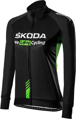 Obrázek produktu pro Škoda dámská cyklistická bunda černá XS