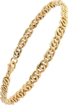 Produktbild von Tigeraugen-Ketten Armband Breite 4,4 mm 21 cm massiv 333 -8 Karat Gold