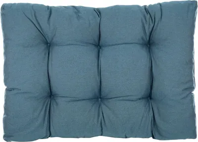 Produktbild von Best Wool rückenlehne für palettenkissen, wetterfestes europaletten polster mit Polyurethanflockfüllung – meerblau 120x80 cm
