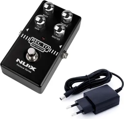 Produktbild von Nux Effektgerät Recto-Distortion Pedal mit Netzteil 9v