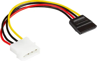 Produktbild von S-ATA Stromkabel 1x 4pin Stecker an 15pin Buchse, Länge: ca. 15cm, Good Connections®
