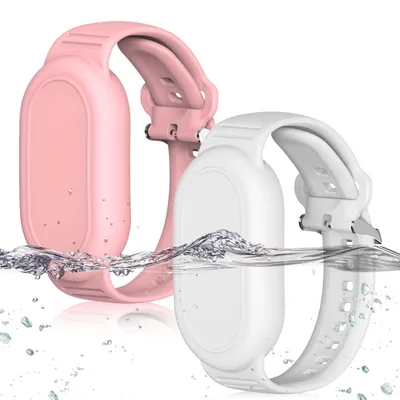 Produktbild von 2 Stück Silikonarmband Schutzhülle für Samsung Galaxy SmartTag2 (2023), weiches