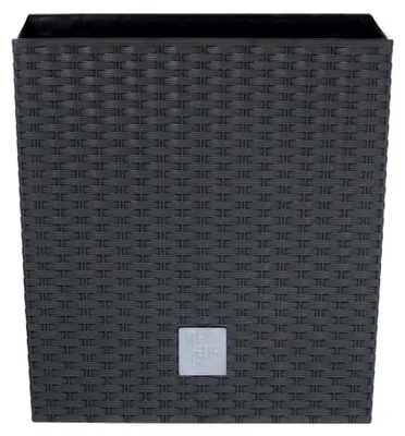 Zdjęcie produktu dla Doniczka Prosperplast Rato Square antracyt 26,5 x 26,5 x 50 cm