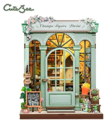 Produktbild von Miniature House Model Kit Champs-Élysées Florist 18 x 16 cm