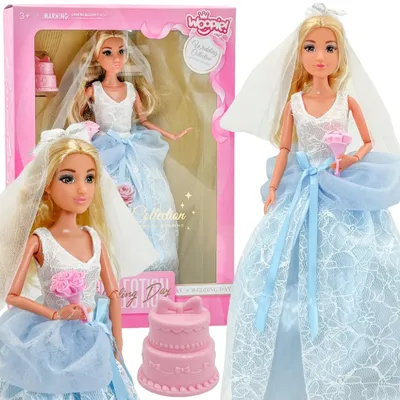 Obrázok produktu pre WOOPIE ROYAL – Módna bábika LILY, nevesta s tortou