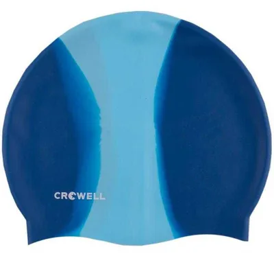 Obrázek produktu pro Crowell – koupací čepice „Multi Flame 04“, silikon PP9269 (jednotná velikost) (tmavě modrá/modrá)
