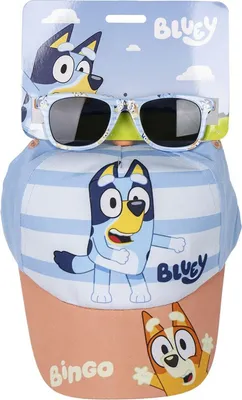 Obrázek produktu pro Sada slunečních brýlí a kšiltovky Bluey