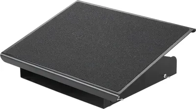 Produktbild von Q-CONNECT KF17950 Fußstütze Metall, schwarz